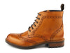 Frank James Camden Men's Leather Lace Up Brogue Boots