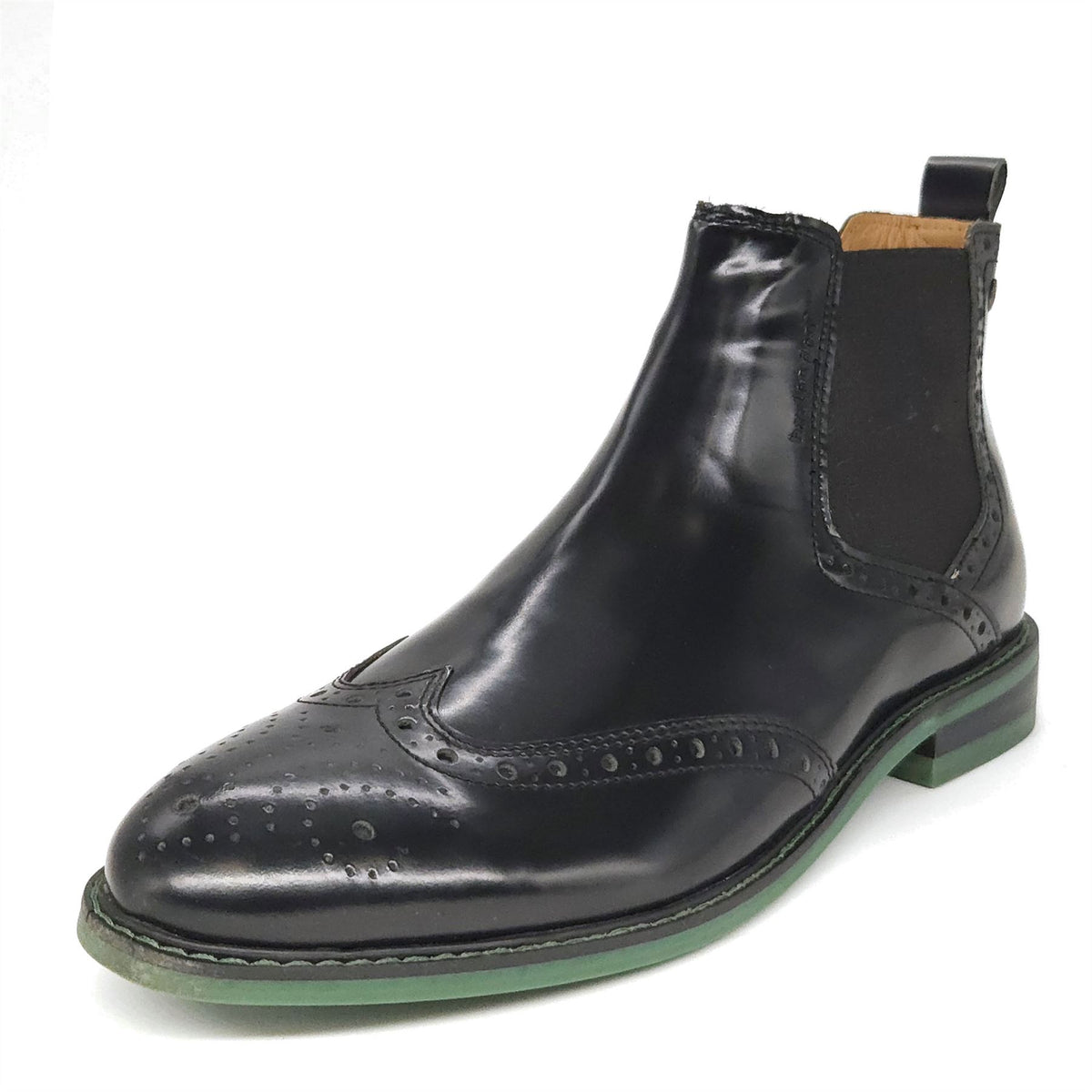 HX London Erith Brogue Chelsea Leather Boots