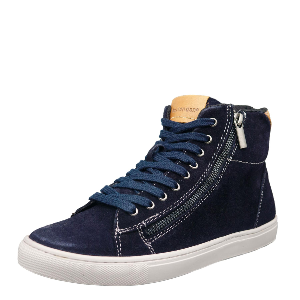 HX London Ilford Suede High Top Trainers