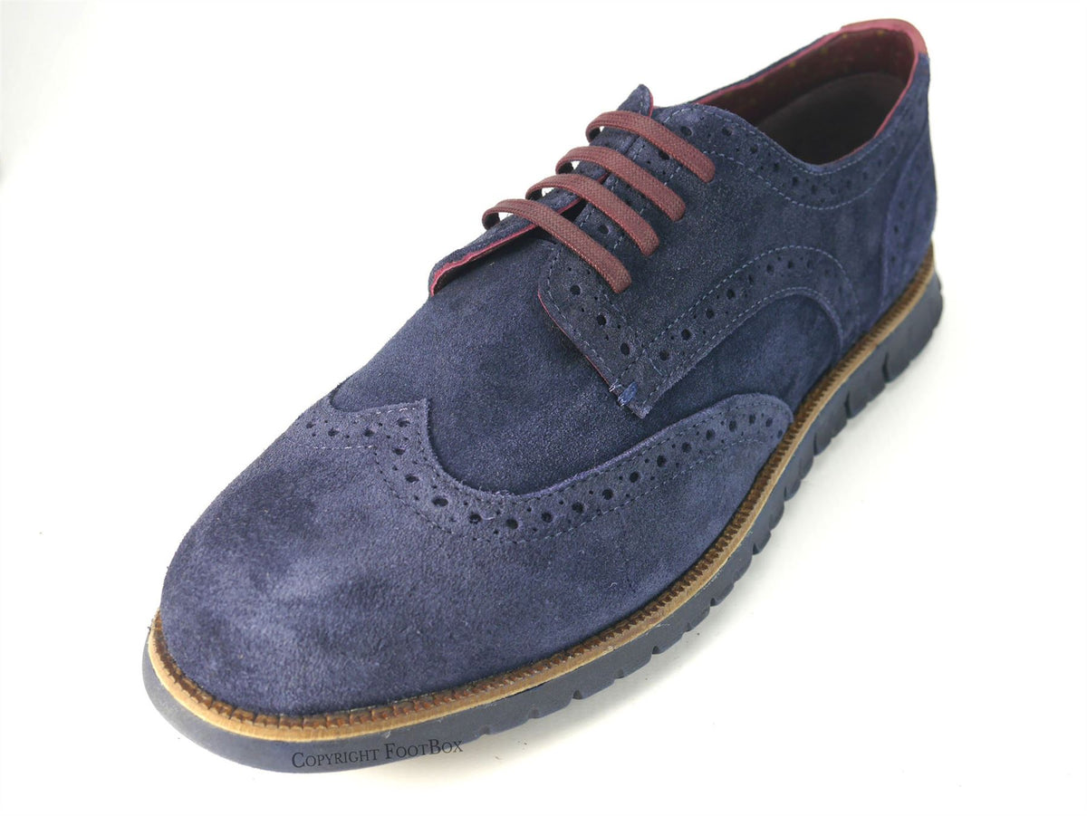 London Brogues Gatz Men's Suede Lightweight Derby Shoes