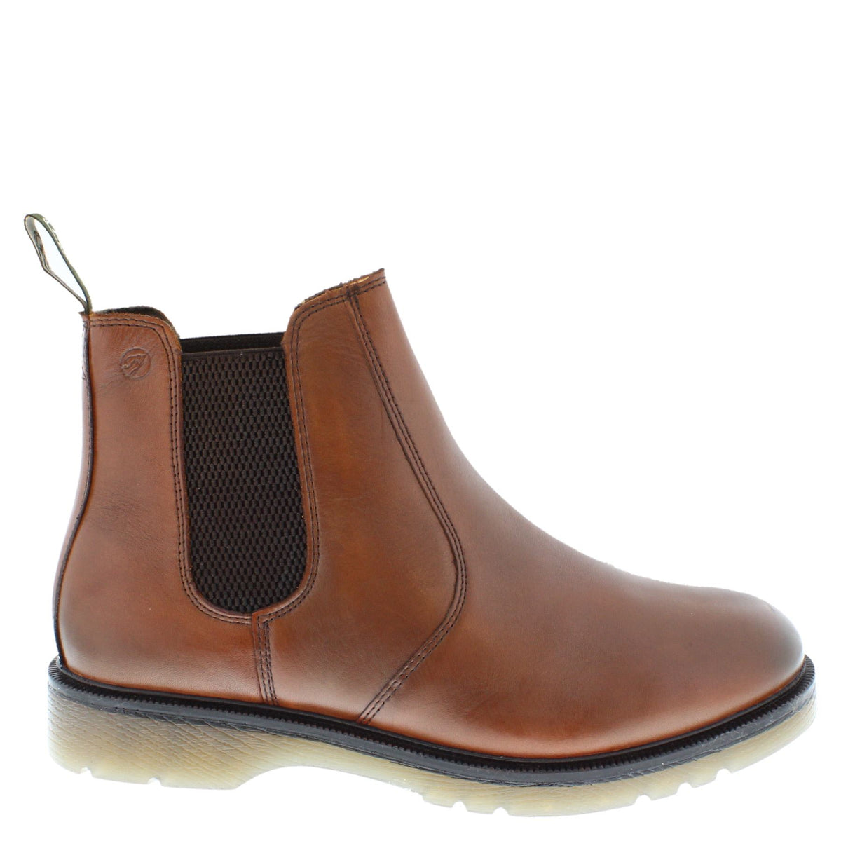 Frank James Naseby Men's Leather Pull On Chelsea Dealer Boots