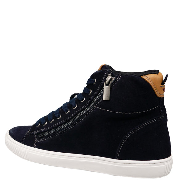 HX London Ilford Suede High Top Trainers