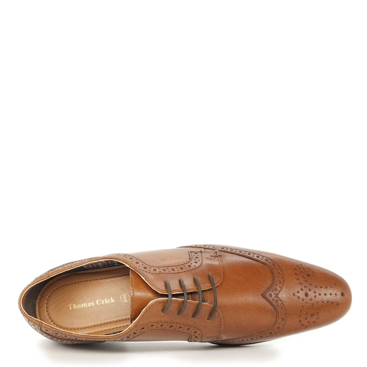 Red Tape Crick Leeson Men's Leather Wing Cap Lace Up Brogues