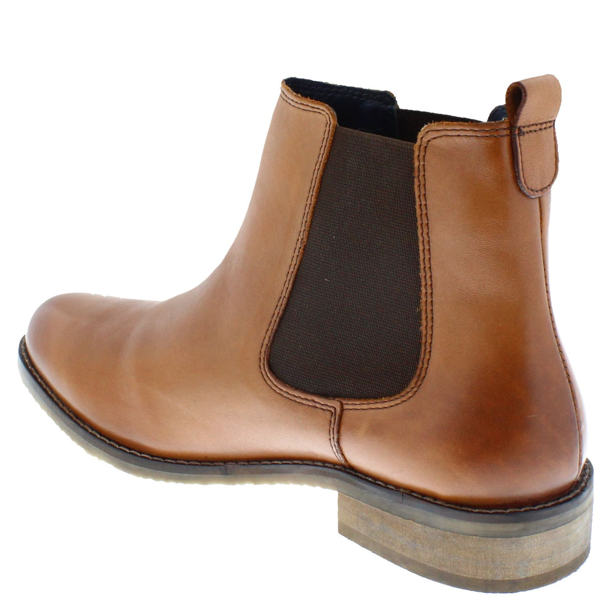 Frank James Aintree Women's Leather Pull On Chelsea Boots