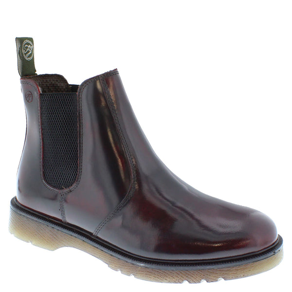 Frank James Naseby Men's Leather Pull On Chelsea Dealer Boots