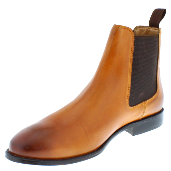 Frank James Windsor Men's Leather Sole Pull On Chelsea Boots