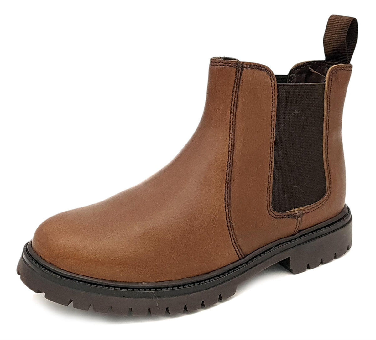 Frank James Rutland Kids' Leather Chelsea Dealer Boots