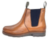 Frank James Brigstock Men's Leather Brogue Pull On Chelsea Dealer Boots