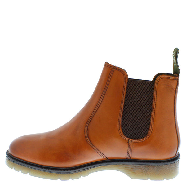 Frank James Naseby Men's Leather Pull On Chelsea Dealer Boots