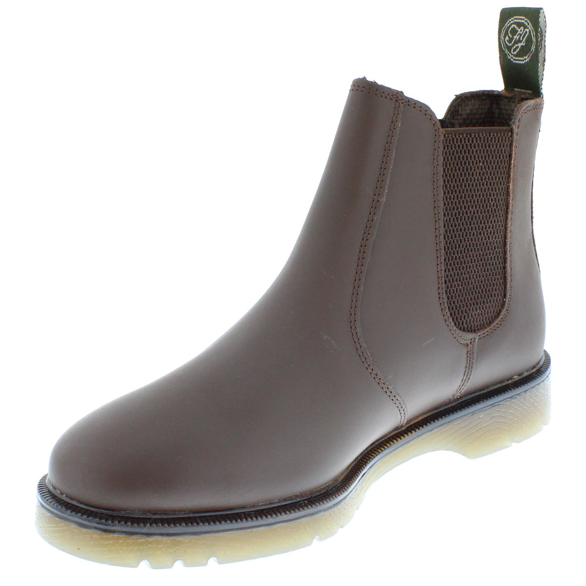 Frank James Naseby Men's Leather Pull On Chelsea Dealer Boots