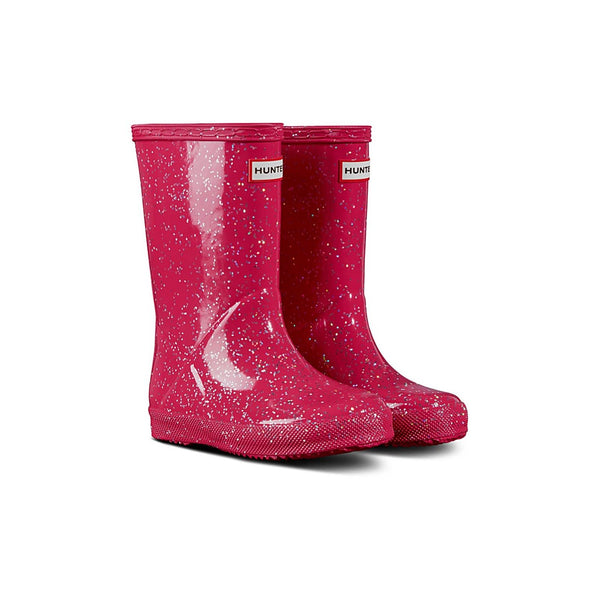 Hunter Kids' First Classic Giant Glitter Rain Boots