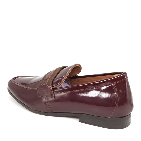 HX London Croydon Patent Leather Loafers