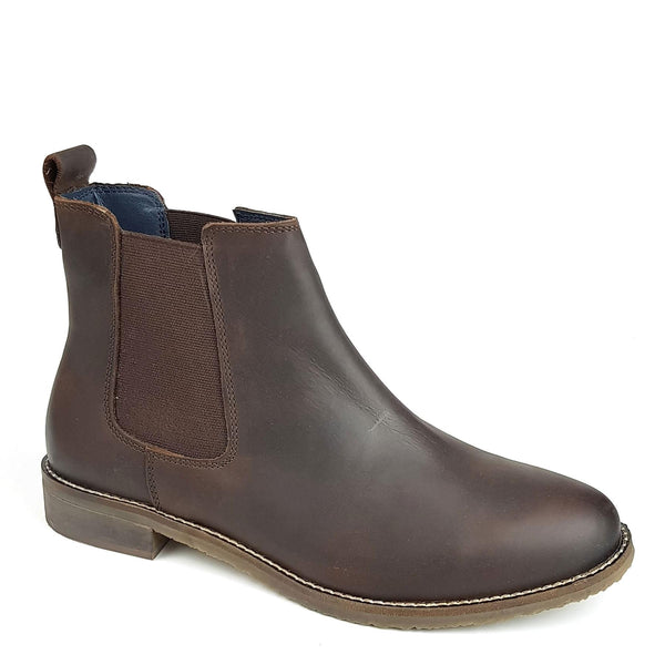 Frank James Aintree Women's Leather Pull On Chelsea Boots