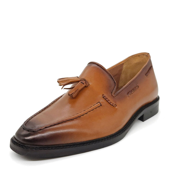 HX London Beddington Tassel Leather Loafers