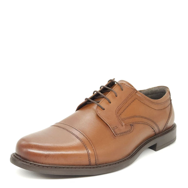 Oaktrak Mens Leather Derby Lace Up Leather Shoes