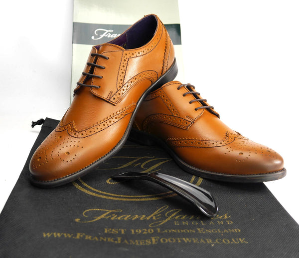 Frank James Richmond Men's Leather Brogue Shoes