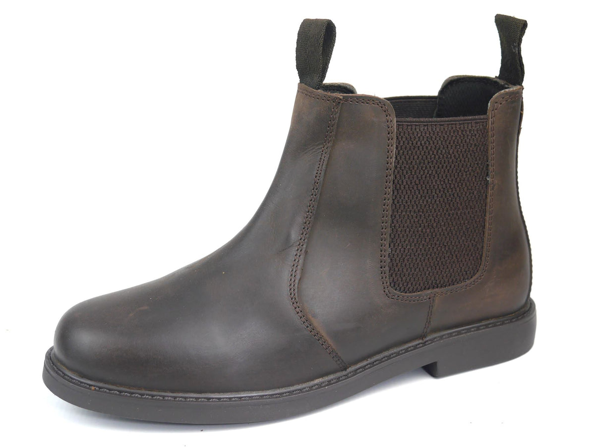 Frank James Chester Kids' Leather Chelsea Jodphur Boots