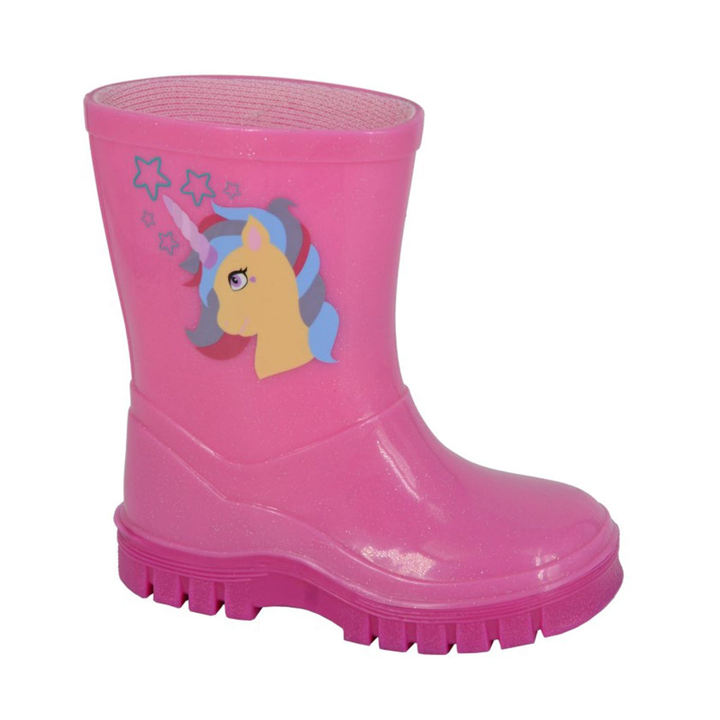 Stormwells Unicorn Girls Unicorn Sparkle Welly