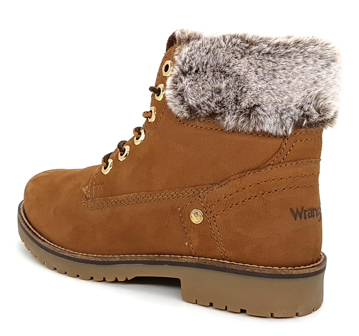 Wrangler Alaska Women's Warm Fleece Lined Lace Up Ankle Boots