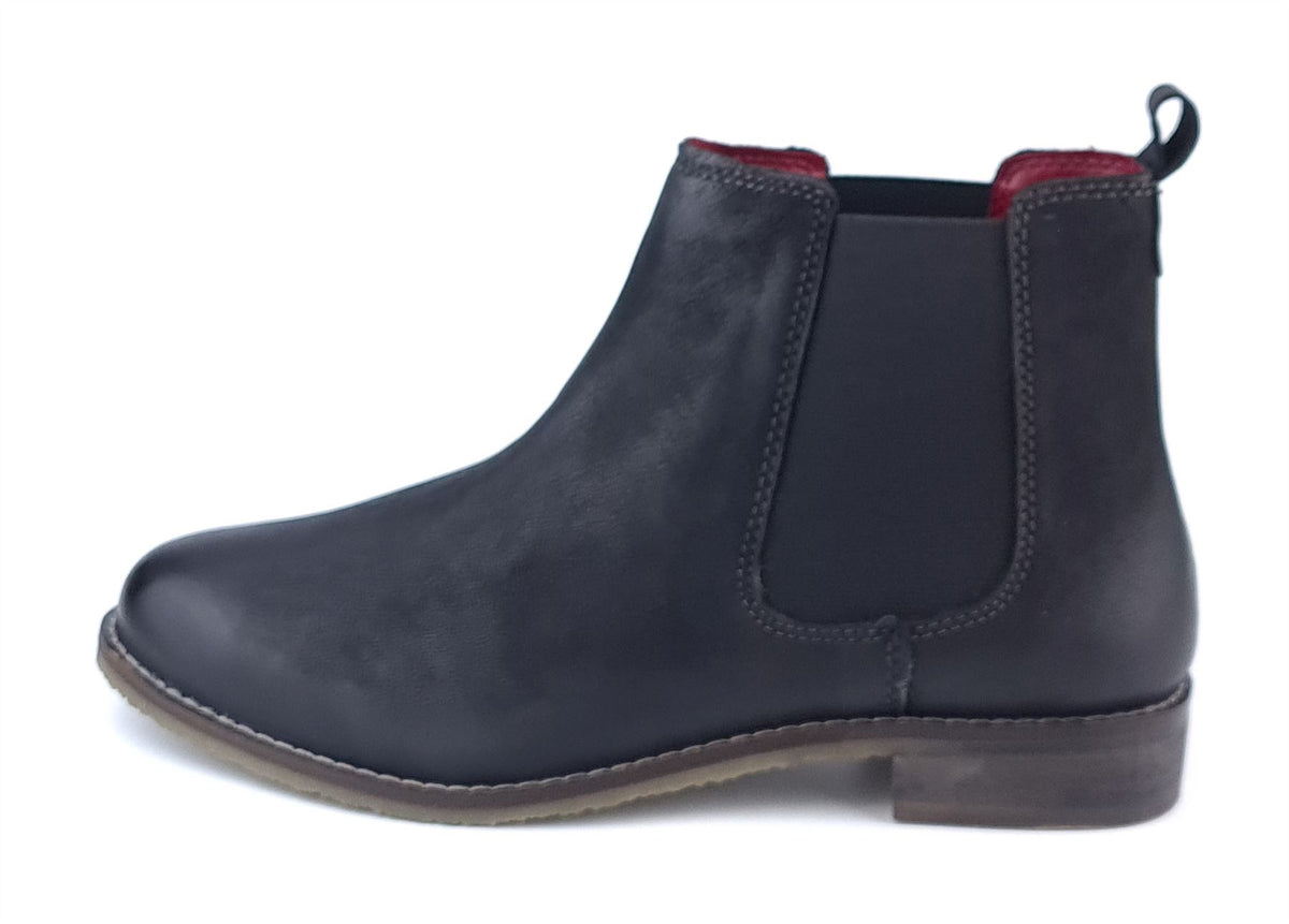 Frank James Aintree Women's Leather Nubuck Pull On Chelsea Boots