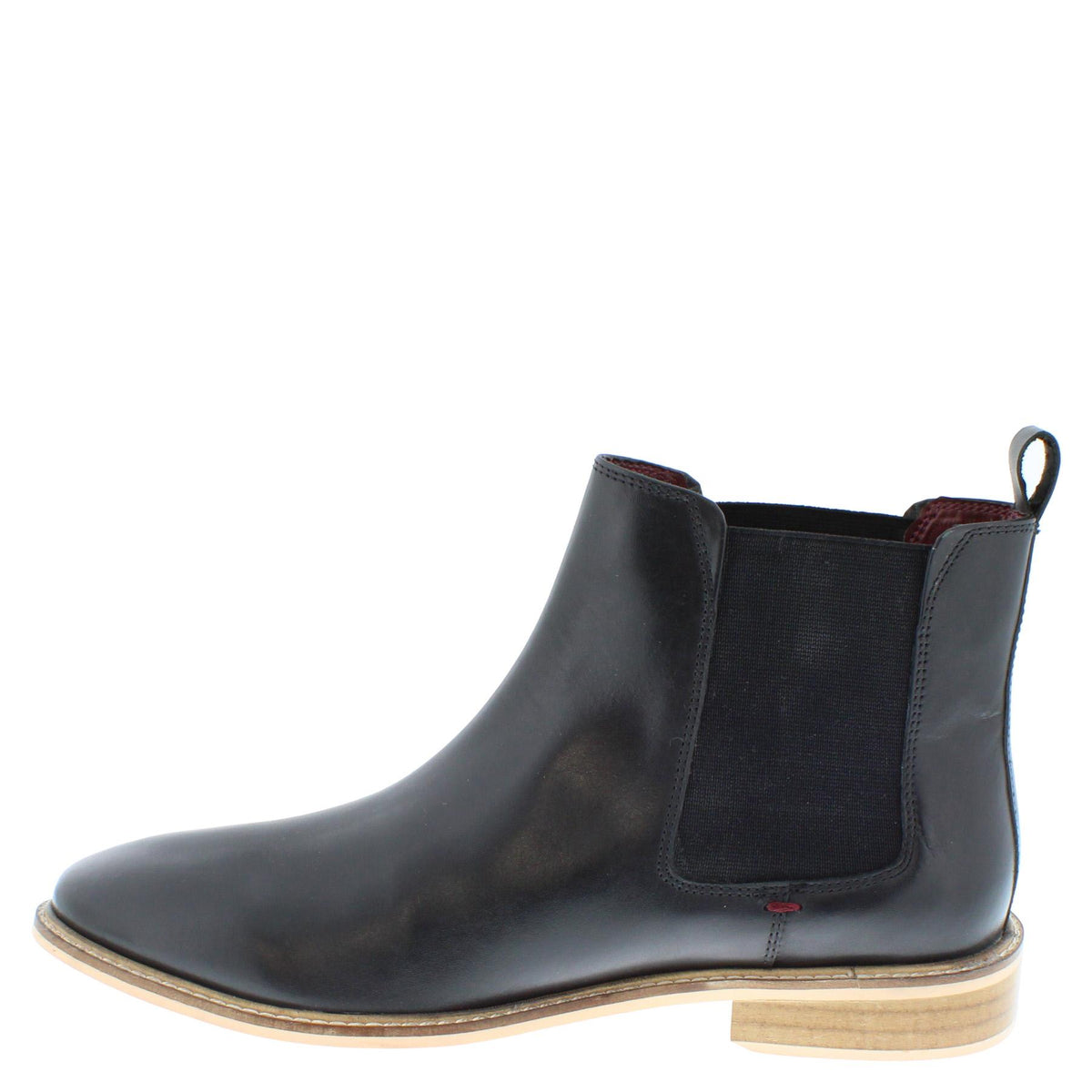 Frank James Bromley Men's Leather Pull On Ankle Chelsea Boots