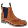 Frank James Boughton Men's Leather Pull On Chelsea Dealer Boots