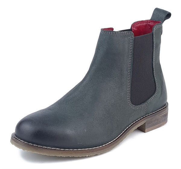 Frank James Aintree Women's Leather Nubuck Pull On Chelsea Boots