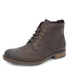 HX London Kingston Brogue Lace Up Leather Boots