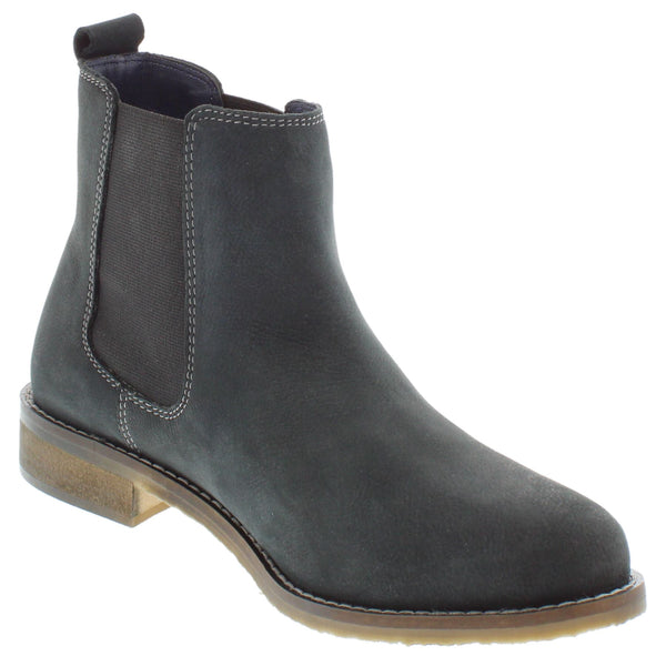 Frank James Aintree Women's Leather Nubuck Pull On Chelsea Boots