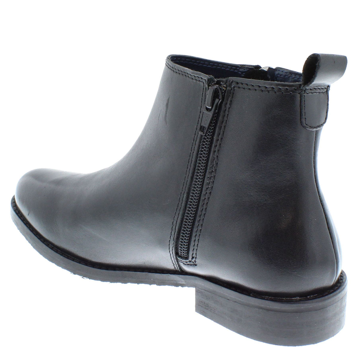 Frank James Newbury Women's Leather Zip Up Chelsea Boots