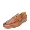 HX London Sutton Textured Penny Leather Loafers