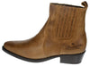 Wrangler Tex Mid Men's Leather Pull On Cowboy Chelsea Boots