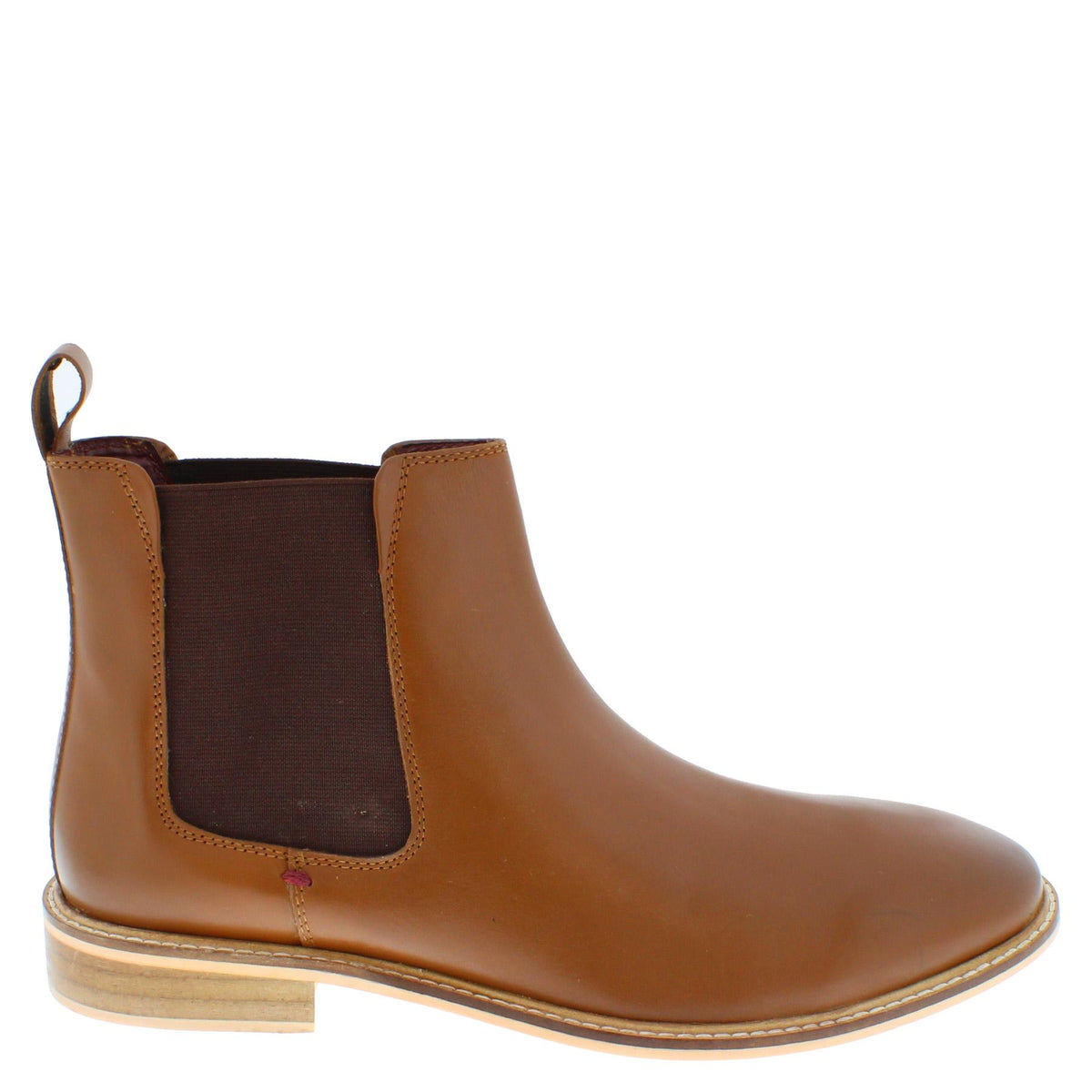 Frank James Bromley Men's Leather Pull On Ankle Chelsea Boots