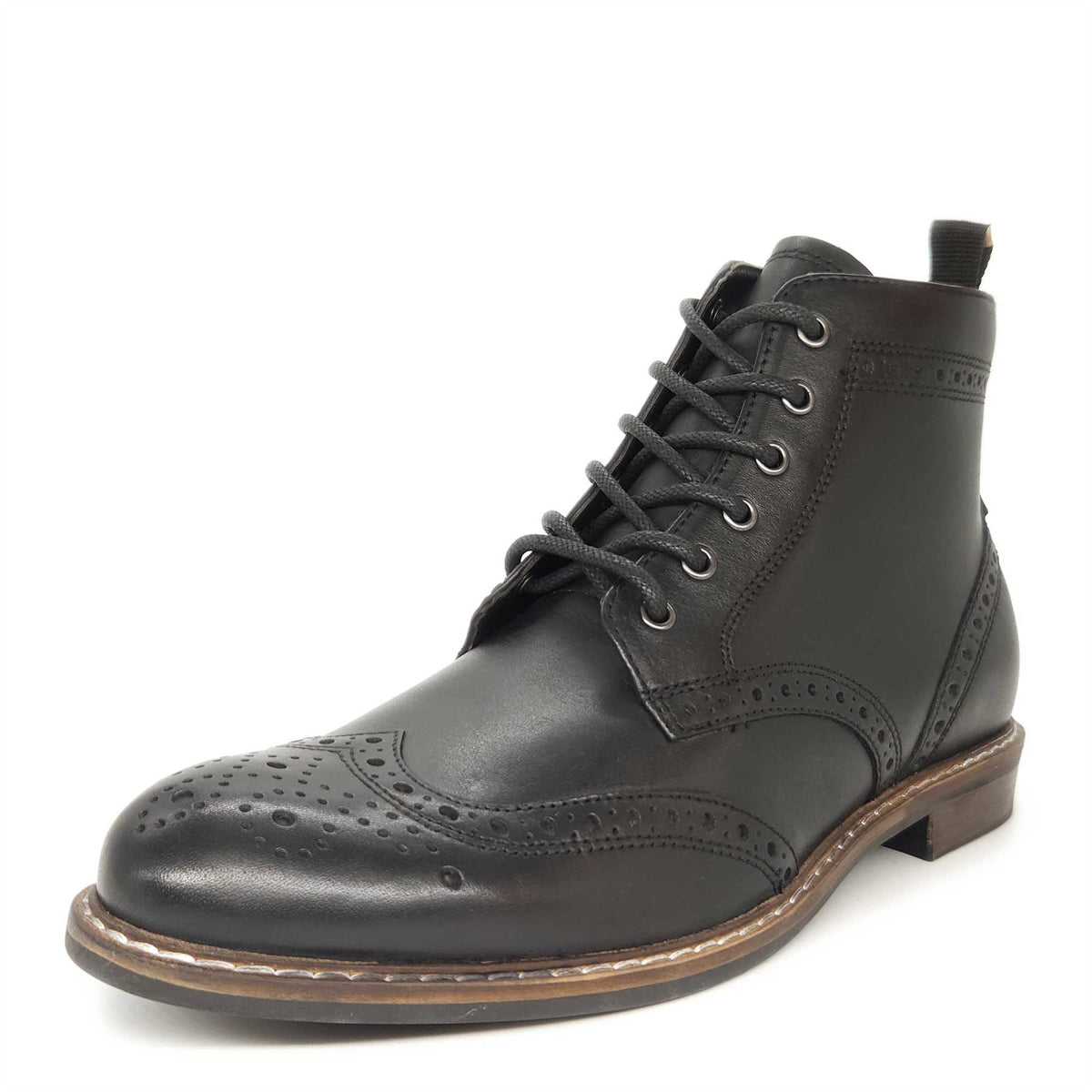 Red Tape Crick Askham Men's Leather Lace Up Brogue Boots