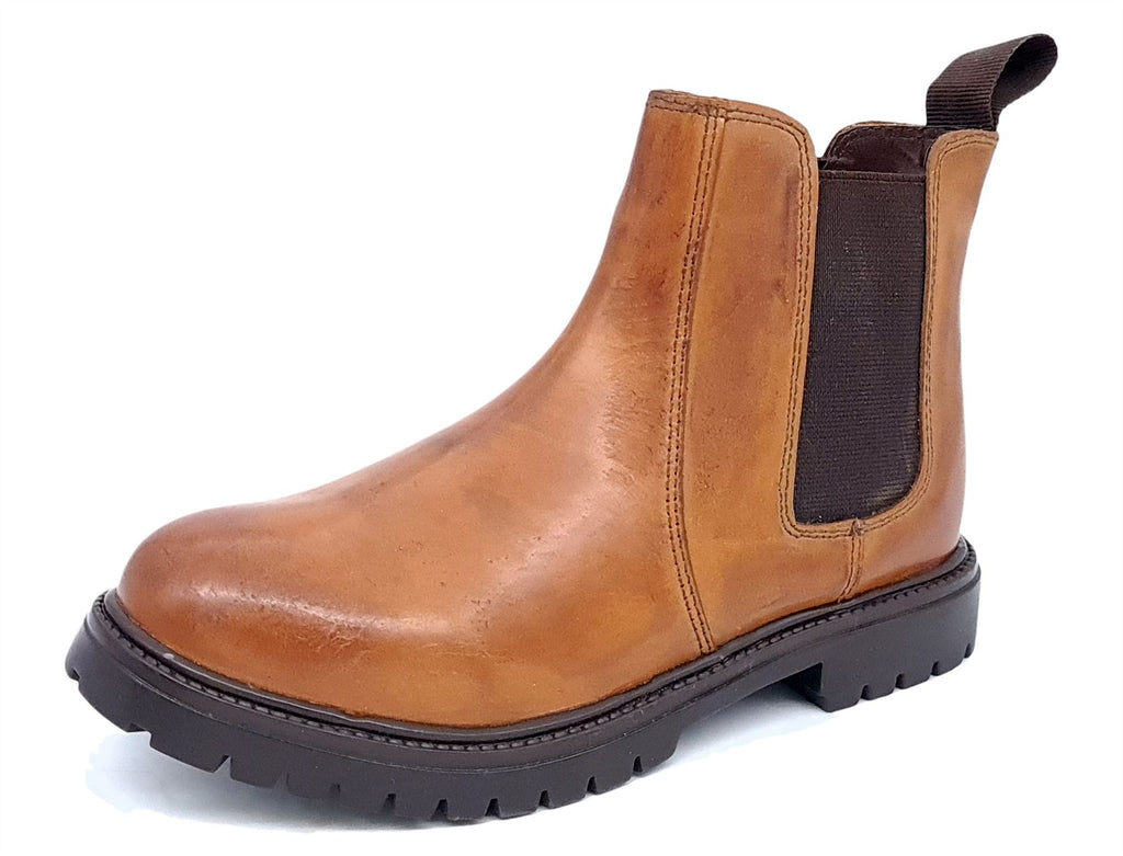 Frank James Rutland Kids' Leather Chelsea Dealer Boots