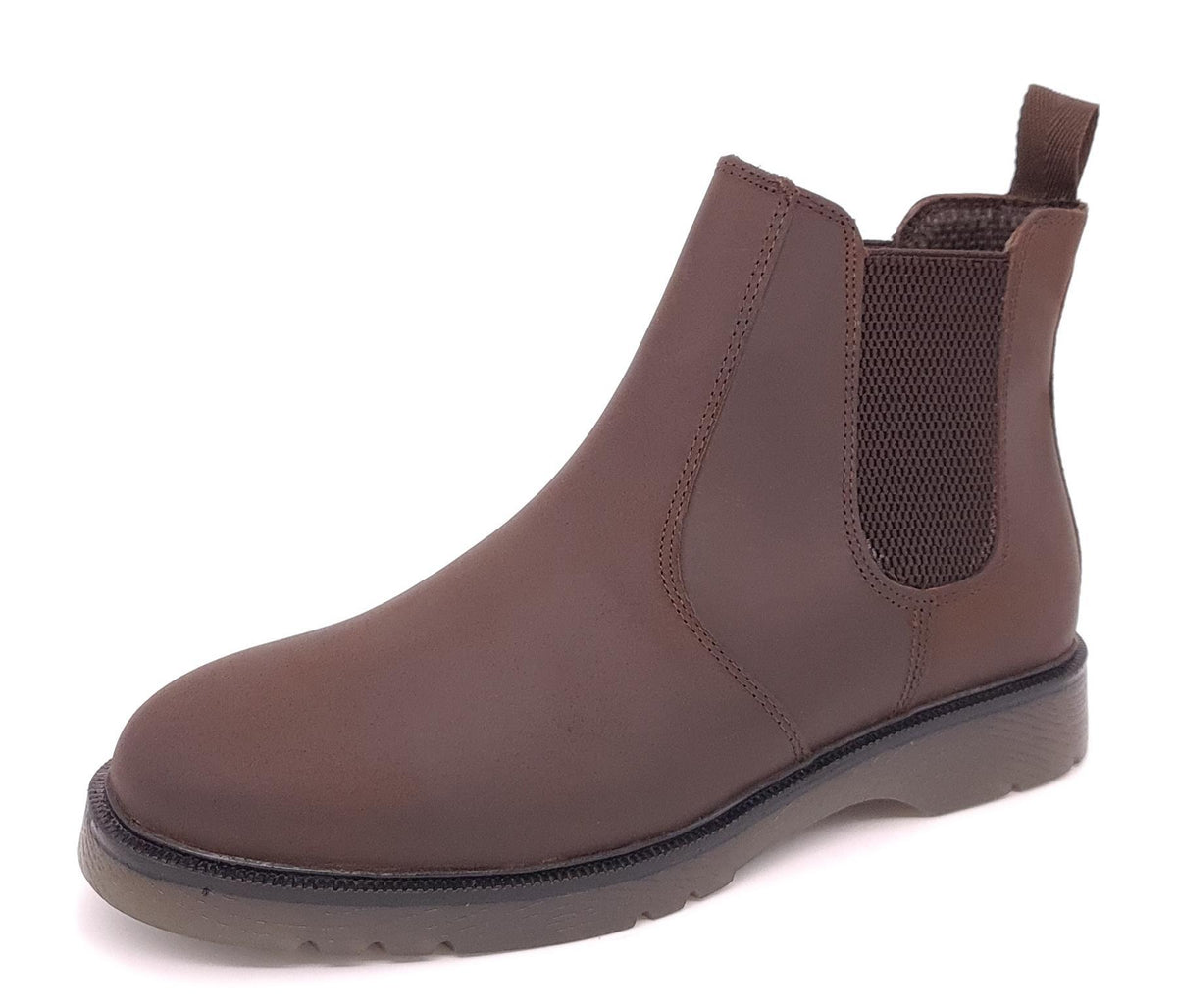 Frank James Naseby Men's Leather Pull On Chelsea Dealer Boots