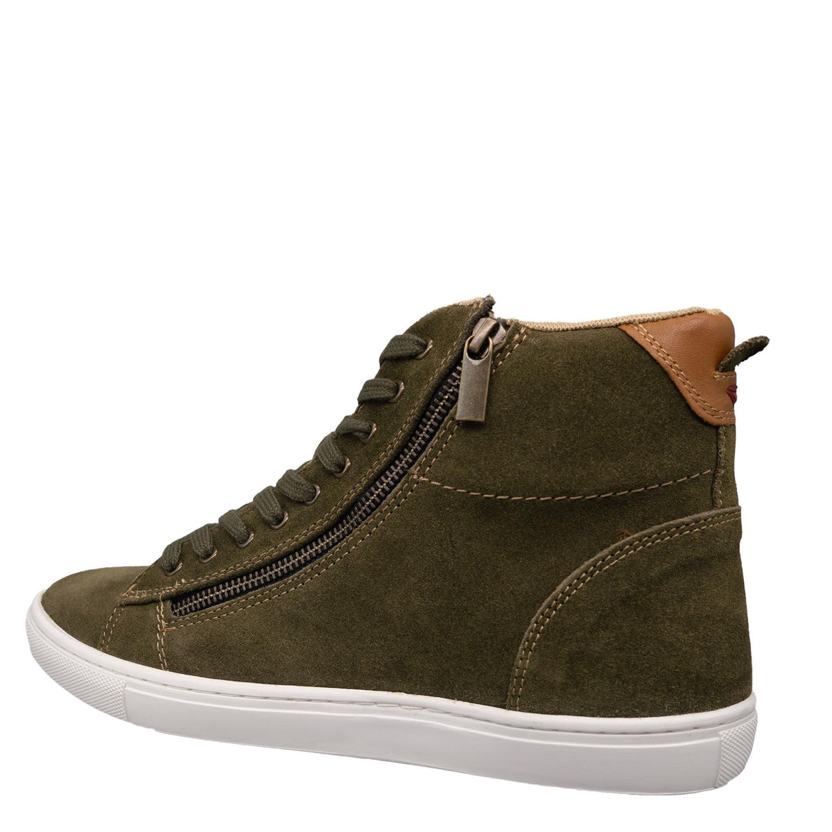 HX London Ilford Suede High Top Trainers