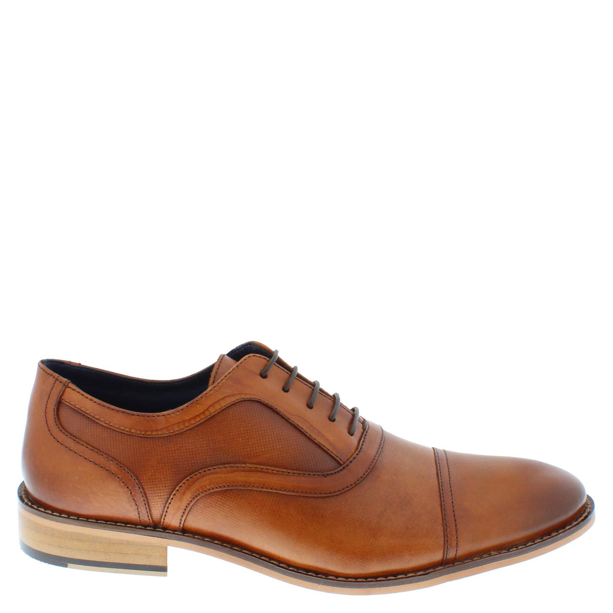 Herbert Frank Holborn Men's Leather Oxford Cap Shoes