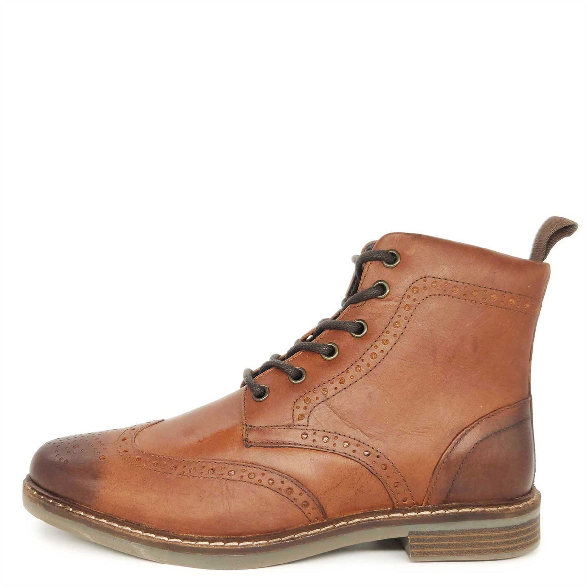 Red Tape Crick Dixon Men's Leather Lace Up Brogue Boots