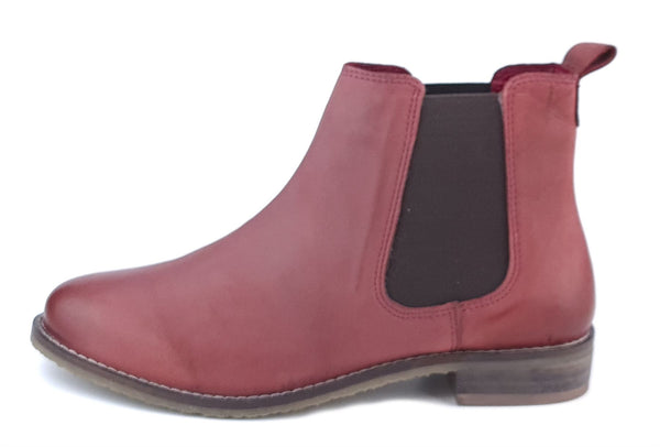 Frank James Aintree Women's Leather Nubuck Pull On Chelsea Boots