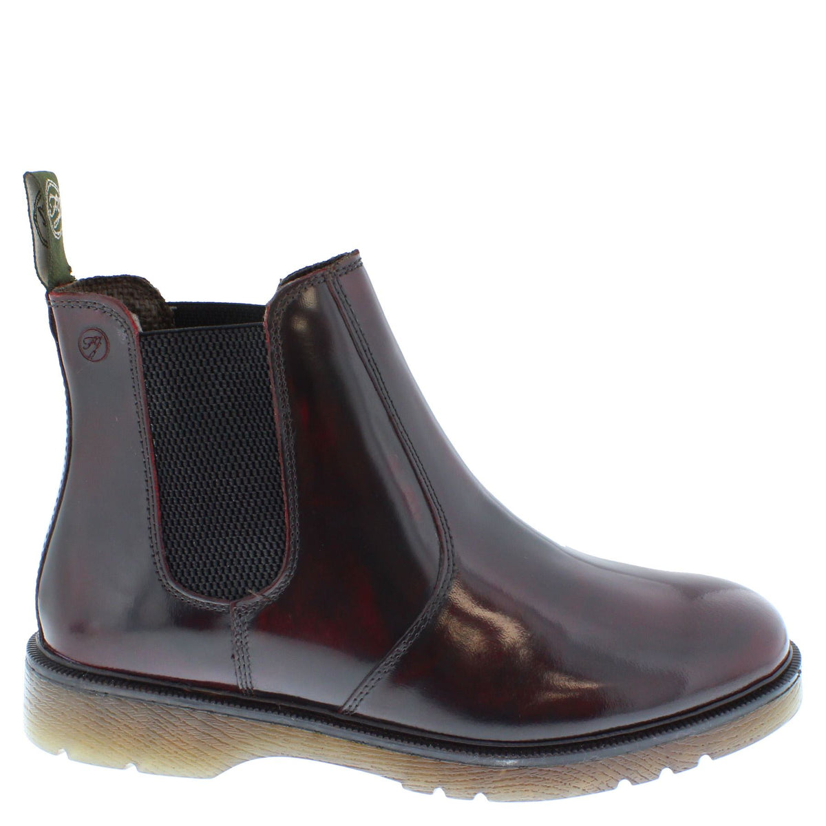 Frank James Naseby Men's Leather Pull On Chelsea Dealer Boots