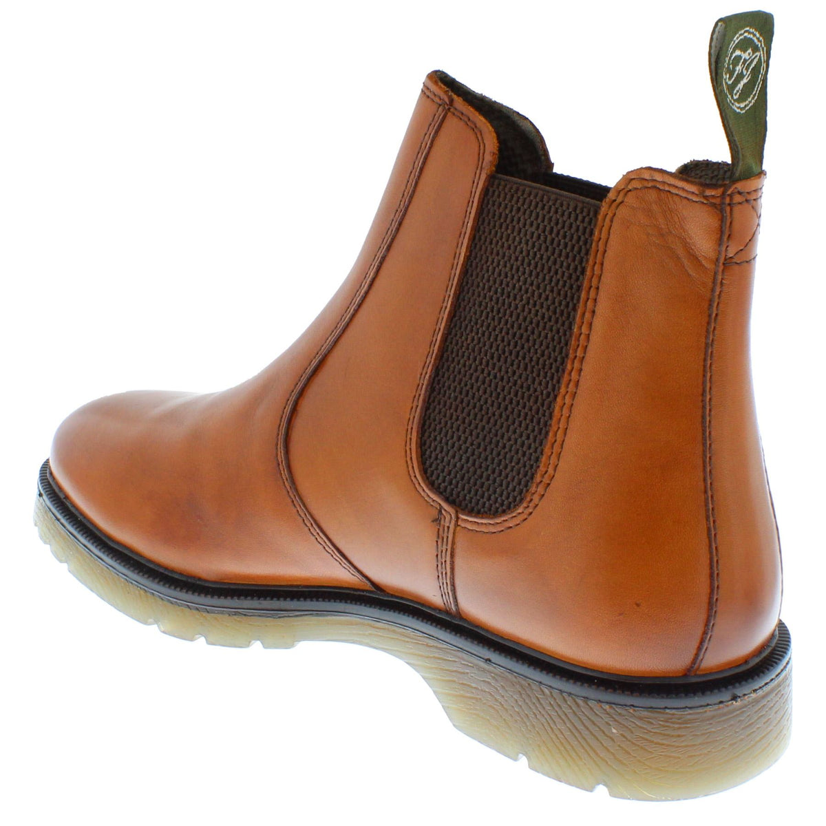 Frank James Naseby Men's Leather Pull On Chelsea Dealer Boots