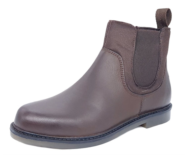 Frank James Epsom Kids' Leather Neoprene Zip Up Chelsea Boots