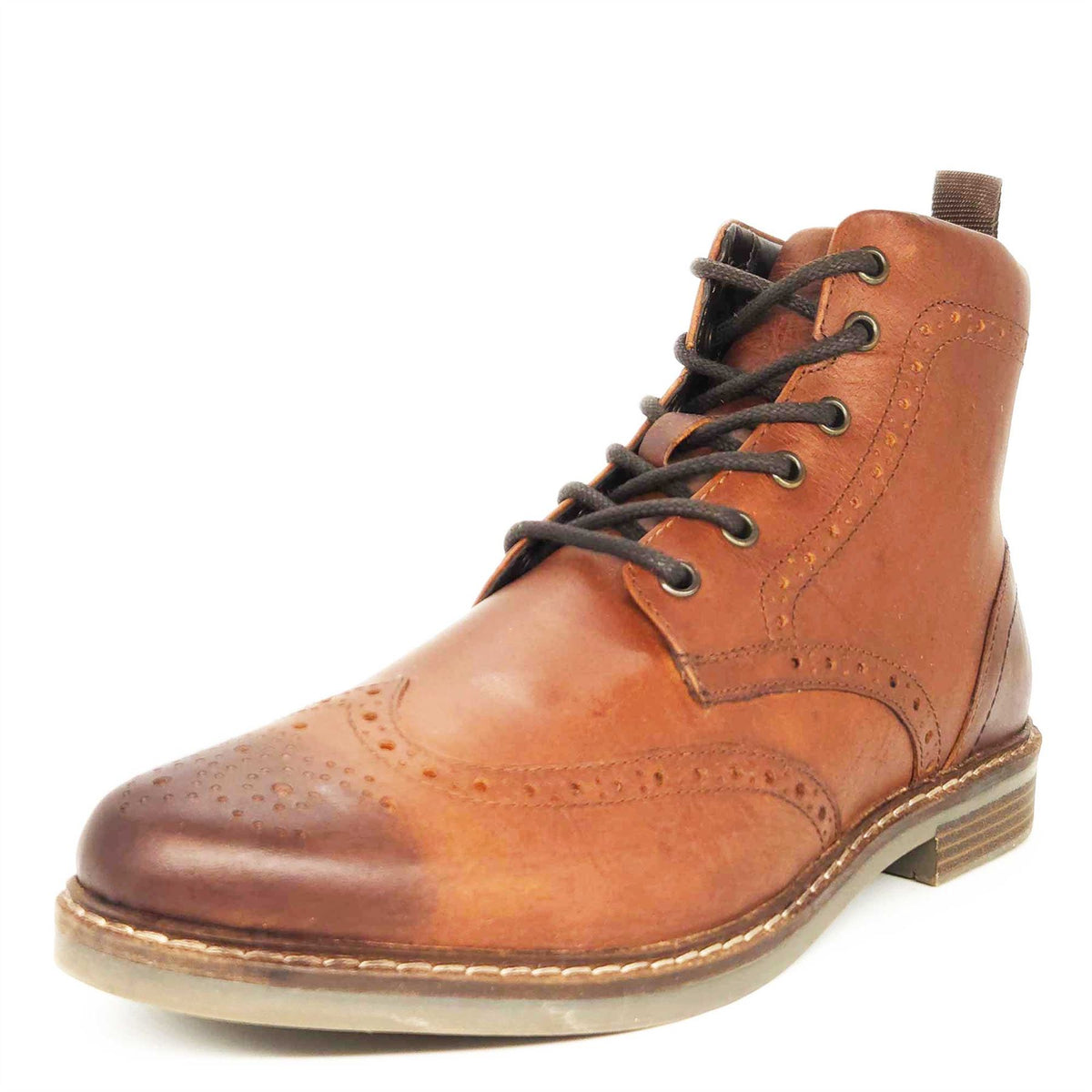 Red Tape Crick Dixon Men's Leather Lace Up Brogue Boots