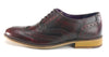 Frank James Redford Men's Leather Wingtip Formal Gatsby Brogue Shoes